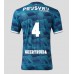 Maillot de foot Feyenoord Lutsharel Geertruida #4 Extérieur vêtements 2023-24 Manches Courtes